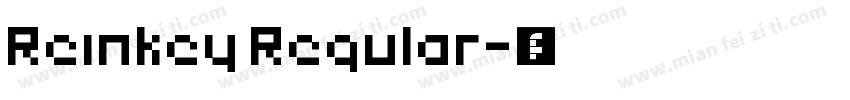 Reinkey Regular字体转换